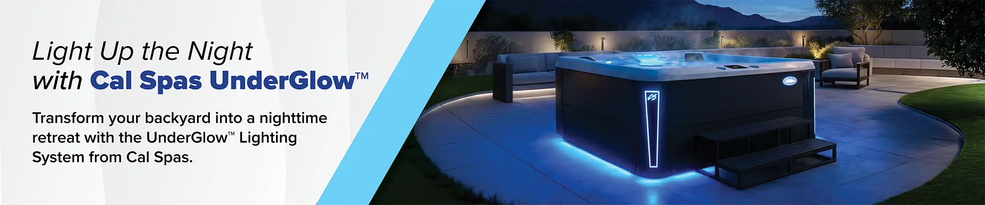 Calspas hot tub being used in a family setting - Delano